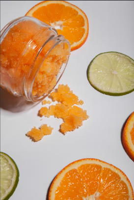 Sweet orange & vanilla body scrub