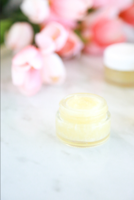 zesty lemon lip scrub