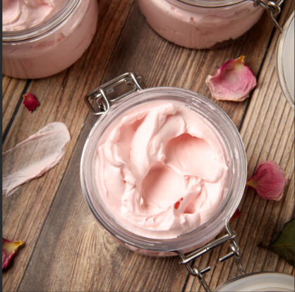 Rose infused body butter